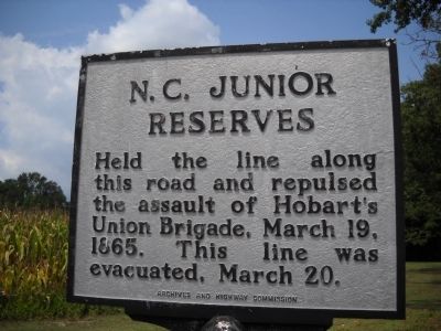 N.C. Junior Reserves Marker image. Click for full size.