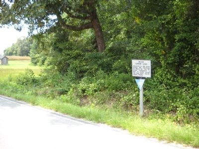 Marker on Devils Racetrack Road. Click for full size. Marker on Devils Racetrack Road image. Click for full size.