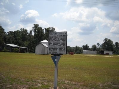 Marker on the Bentonville Battlefield image. Click for full size.