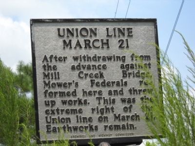 Union Line  March 21 Marker image. Click for full size.