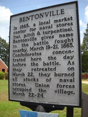 Bentonville Marker image. Click for full size.