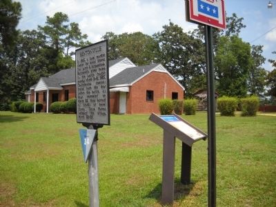 Marker on the Bentonville Battlefield image. Click for full size.