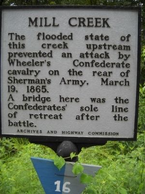 Mill Creek Marker. Click for full size. Mill Creek Marker image. Click for full size.