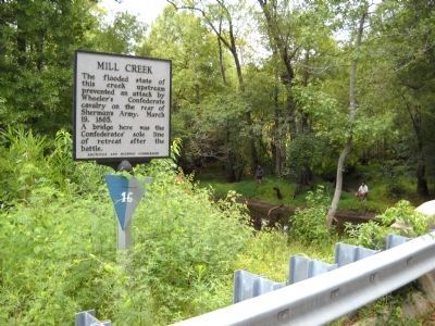 Marker on the Bentonville Battlefield. Click for full size. Marker on the Bentonville Battlefield image. Click for full size.