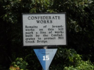 Confederate Works Marker image. Click for full size.