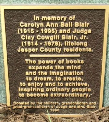 Blair Memorial Marker. Click for full size. Blair Memorial Marker image. Click for full size.