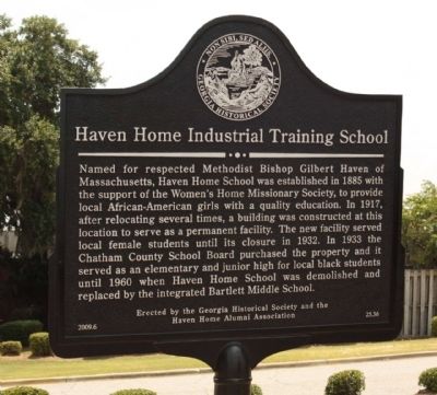 Haven Home Industrial Training School Marker image. Click for full size.