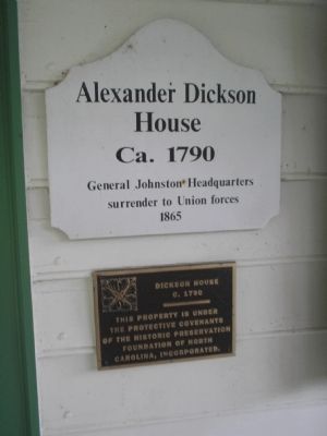 Alexander Dickson House Marker. Click for full size. Alexander Dickson House Marker image. Click for full size.