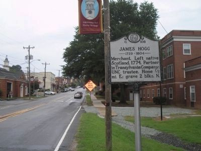 Marker on S Churton Street. Click for full size. Marker on S Churton Street image. Click for full size.