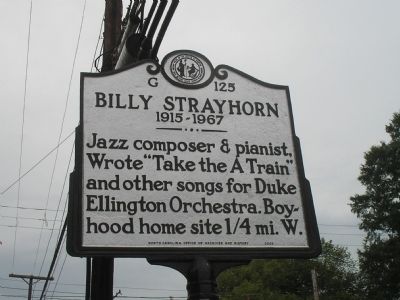 Billy Strayhorn Marker image. Click for full size.