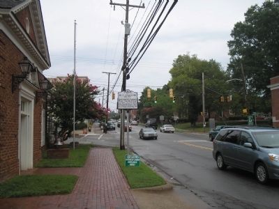 Marker in Hillsborough image. Click for full size.