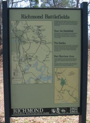 Richmond Battlefields Marker image. Click for full size.