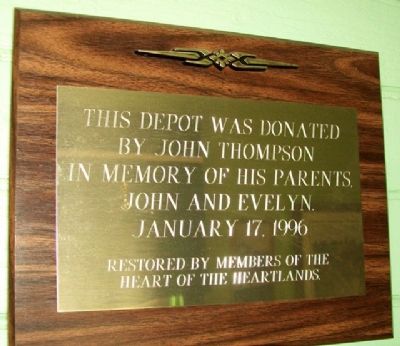 Missouri Pacific Depot Donor Marker image. Click for full size.