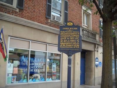 James Wilson Marker. Click for full size. James Wilson Marker image. Click for full size.