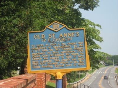 Old St. Anne's Marker image. Click for full size.