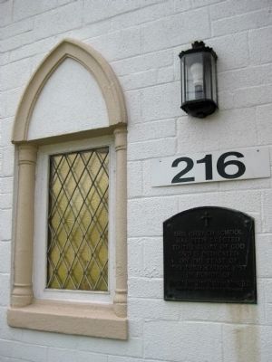 St. Mary's Episcopal Church School Plaque image. Click for full size.