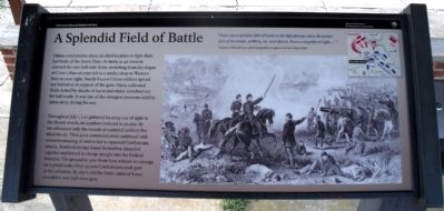 A Splendid Field of Battle Marker. Click for full size. A Splendid Field of Battle Marker image. Click for full size.