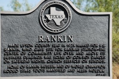 Rankin Marker image. Click for full size.