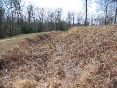 Ditch In Front of the Confederate Positions image. Click for full size.