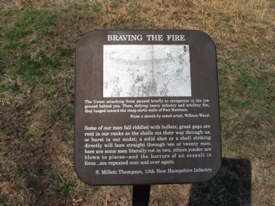 Braving the Fire Marker image. Click for full size.