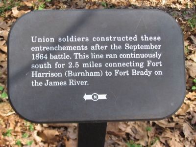 Union Entrenchments Marker image. Click for full size.