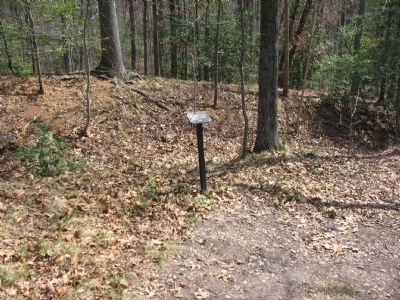 Union Entrenchments Marker. Click for full size. Union Entrenchments Marker image. Click for full size.