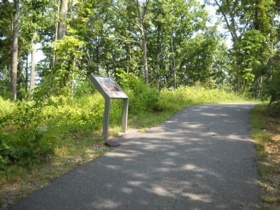 Marker on the Battlefield Trail image. Click for full size.