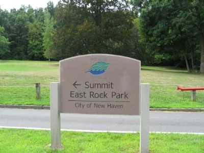 Entrance to East Rock Park image. Click for full size.