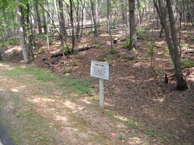 Marker in Kings Mountain NMP. Click for full size. Marker in Kings Mountain NMP image. Click for full size.