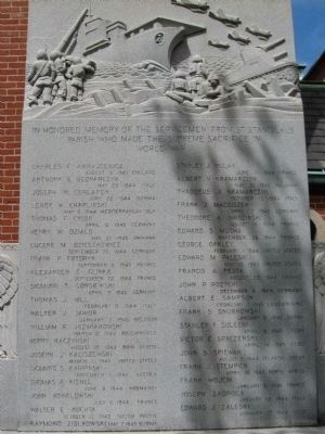 St. Stanislaus Servicemen Memorial image. Click for full size.