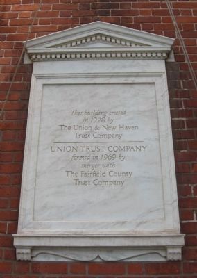 Plaque to the left of the entrance image. Click for full size.