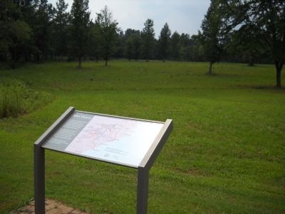Marker on the Cowpens Battlefield image. Click for full size.