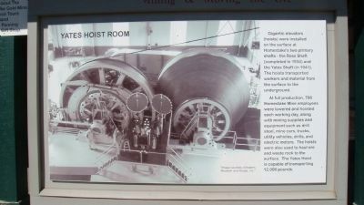 Nearby Related Marker: Yates Hoist Room image. Click for full size.