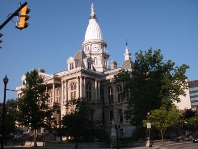 North / East Corner - - Tippecanoe County Courthouse image. Click for full size.