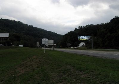 Wide view of the West Virginia / Giles County Virginia Marker image. Click for full size.