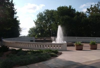 Full View - - " Sonya L. Marerum - Fountain " - West Lafayette, Indiana image. Click for full size.