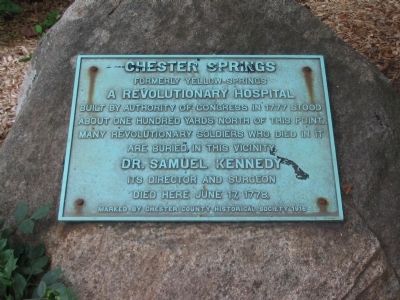 Chester Springs Marker image. Click for full size.