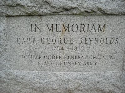 Capt. George Reynolds Marker image. Click for full size.