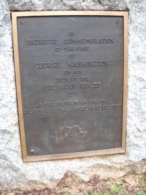 Washington�s Southern States Tour Marker image. Click for full size.