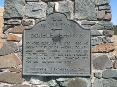Double Springs Marker image. Click for full size.