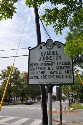 Samuel Johnston Marker. Click for full size. Samuel Johnston Marker image. Click for full size.