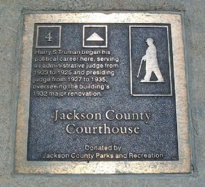 Jackson County Courthouse Marker image. Click for full size.