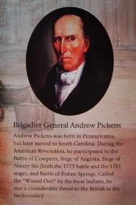 Brigadier General Andrew Pickens image. Click for full size.