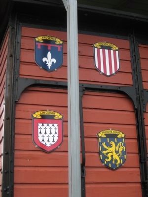 Merci Box Car Coats of Arms image. Click for full size.