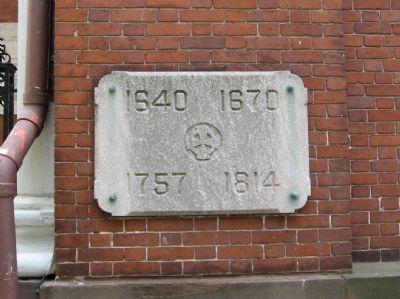 Tablet on the Southeast Corner. Click for full size. Tablet on the Southeast Corner image. Click for full size.