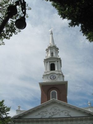 The Steeple of the Center Church On The Green. Click for full size. The Steeple of the Center Church On The Green image. Click for full size.