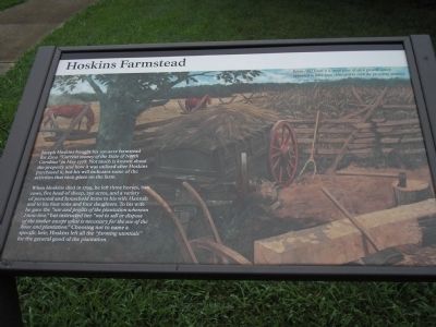 Hoskins Farmstead Marker image. Click for full size.