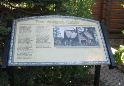 The Watson Cabin Marker image. Click for full size.