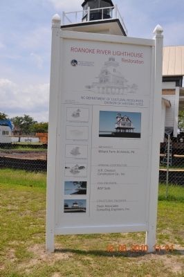 Roanoke River Lighthouse Restoration image. Click for full size.