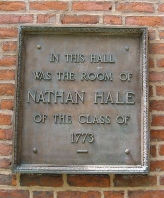Connecticut Hall Marker. Click for full size. Connecticut Hall Marker image. Click for full size.